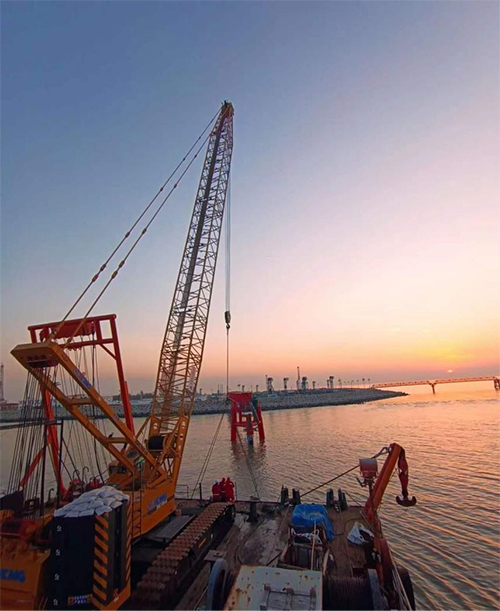 冀东南堡1-29储气库先导试验地面工程注采集输管道项目铺管船施工项目顺利完工 冀东南堡1-29储气库先导试验地面工程注采集输管道项目铺管船施工项目顺利完工